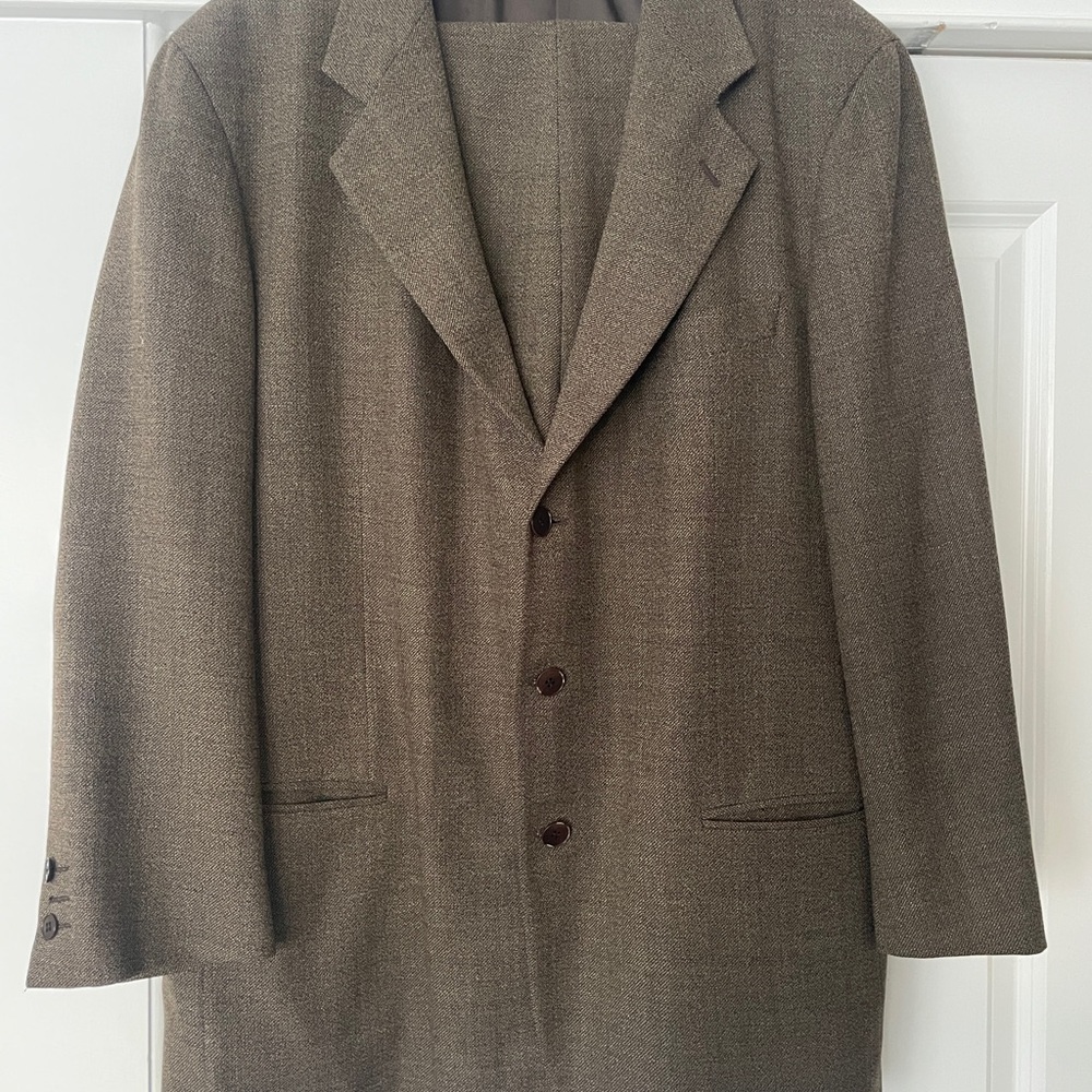 Calvin Klein Men's Brown Suit